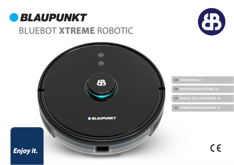Image de la première page du manuel de l'appareil Bluebot Xtreme BPK-VCBB1XTE