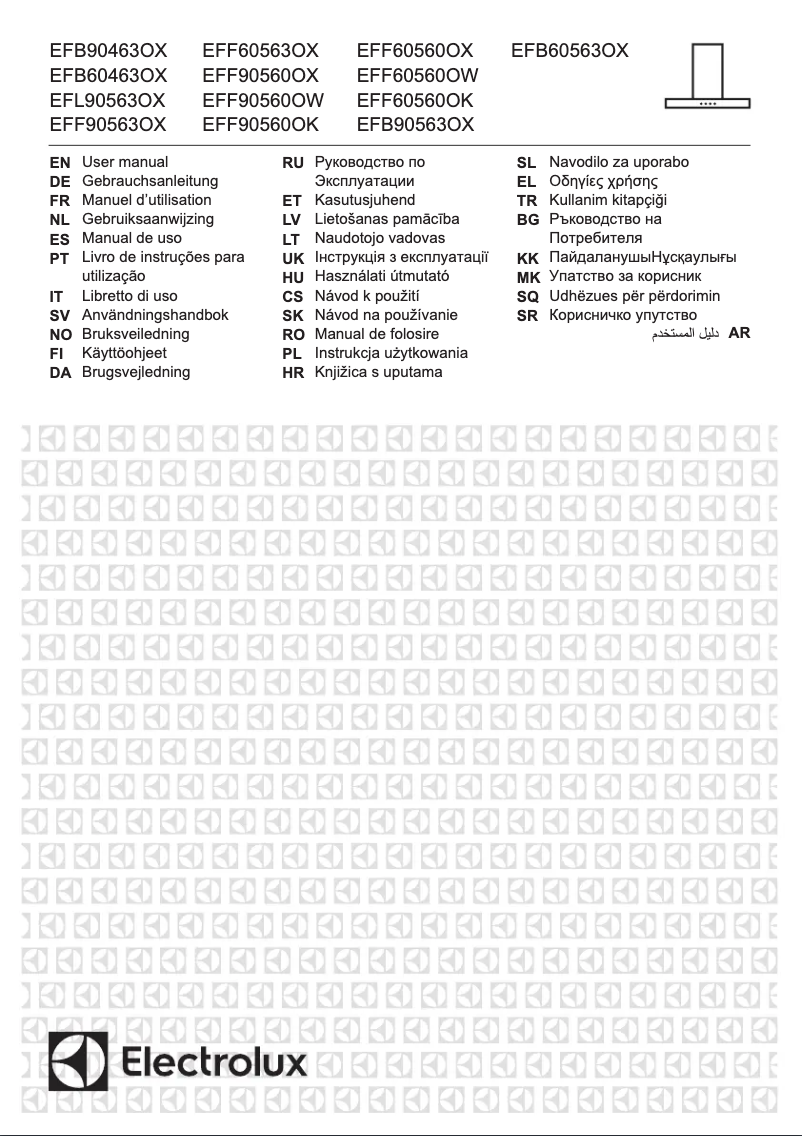 Image de la première page du manuel de l'appareil EFF90563OX