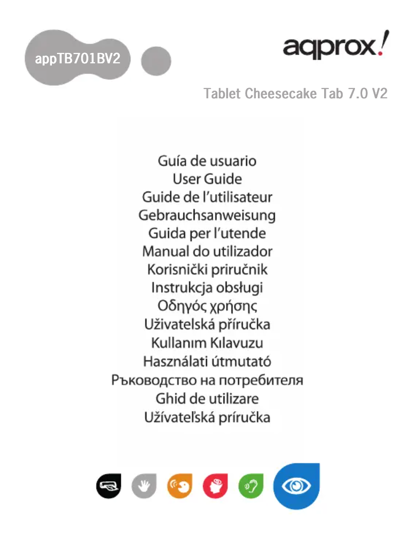 Image de la première page du manuel de l'appareil Cheesecake Tab 7.0 V2