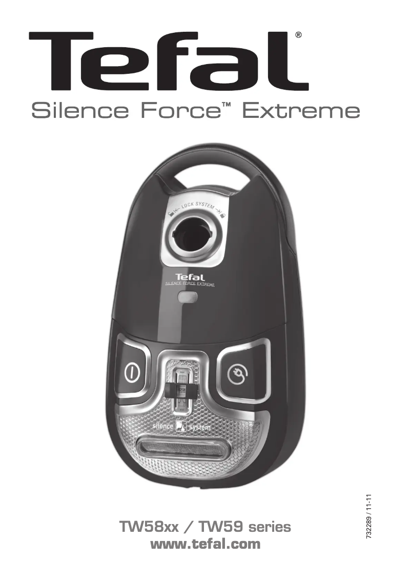 Page 1 de la notice Manuel utilisateur Tefal Silence Force Extreme TW5853HO