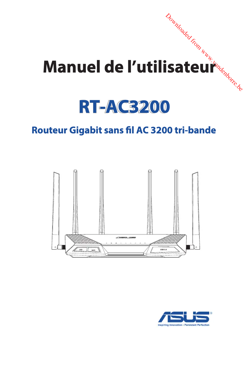 Page 1 de la notice Manuel utilisateur Asus RT-AC3200