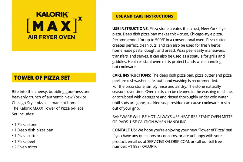 Page n°1 - Manuel utilisateur Kalorik MAXX KIA 47734