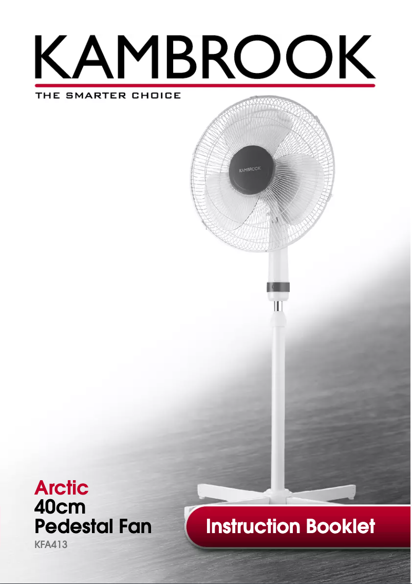 Page 1 de la notice Manuel utilisateur Kambrook KFA413