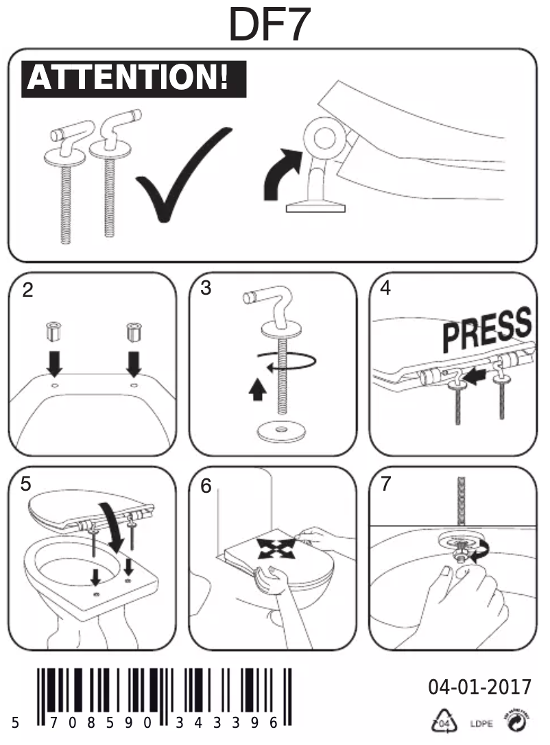Page n°1 - Manuel utilisateur Pressalit Objecta D Pro