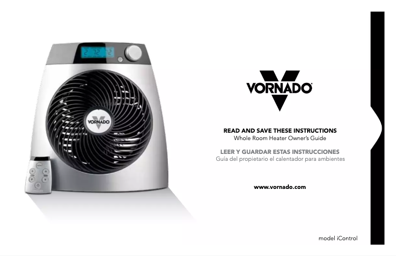 Página 1 del manual Manual de usuario Vornado iControl