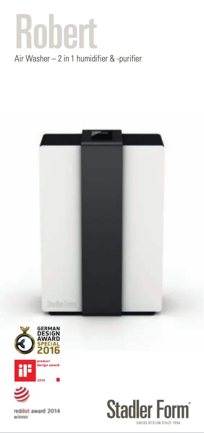 Página 1 del manual Manual de usuario Stadler Form Robert