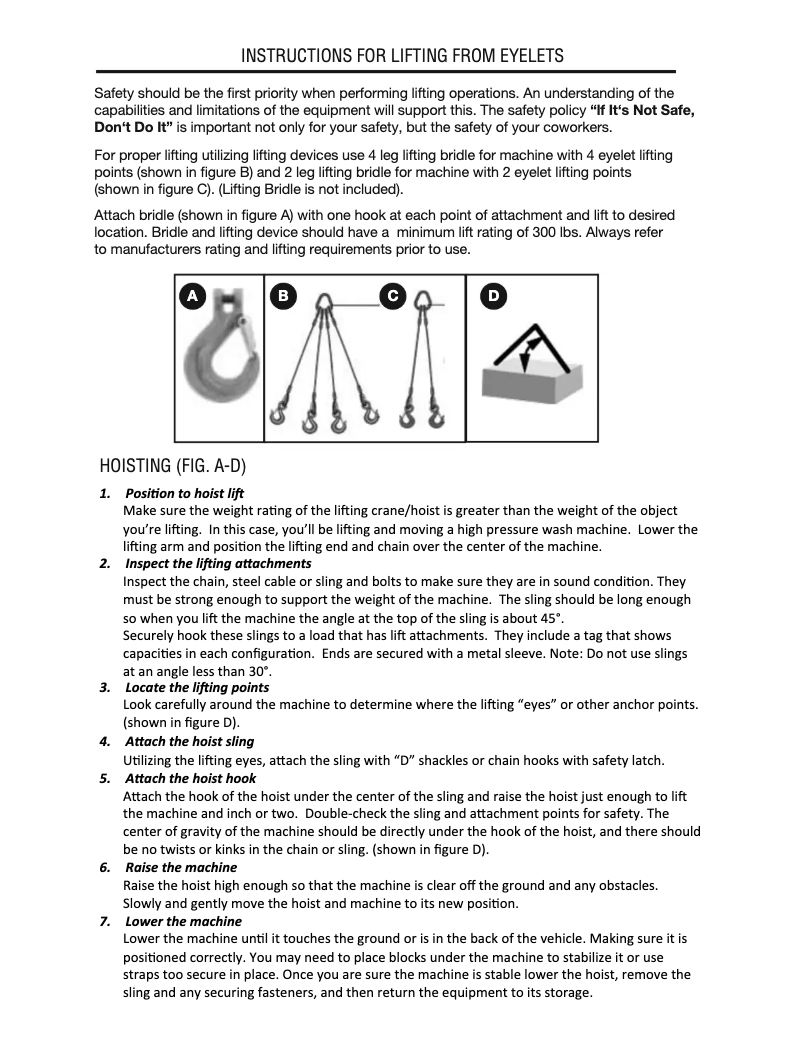 Page n°1 - Instructions / montage Simpson SuperPro SW4440SCBM-S