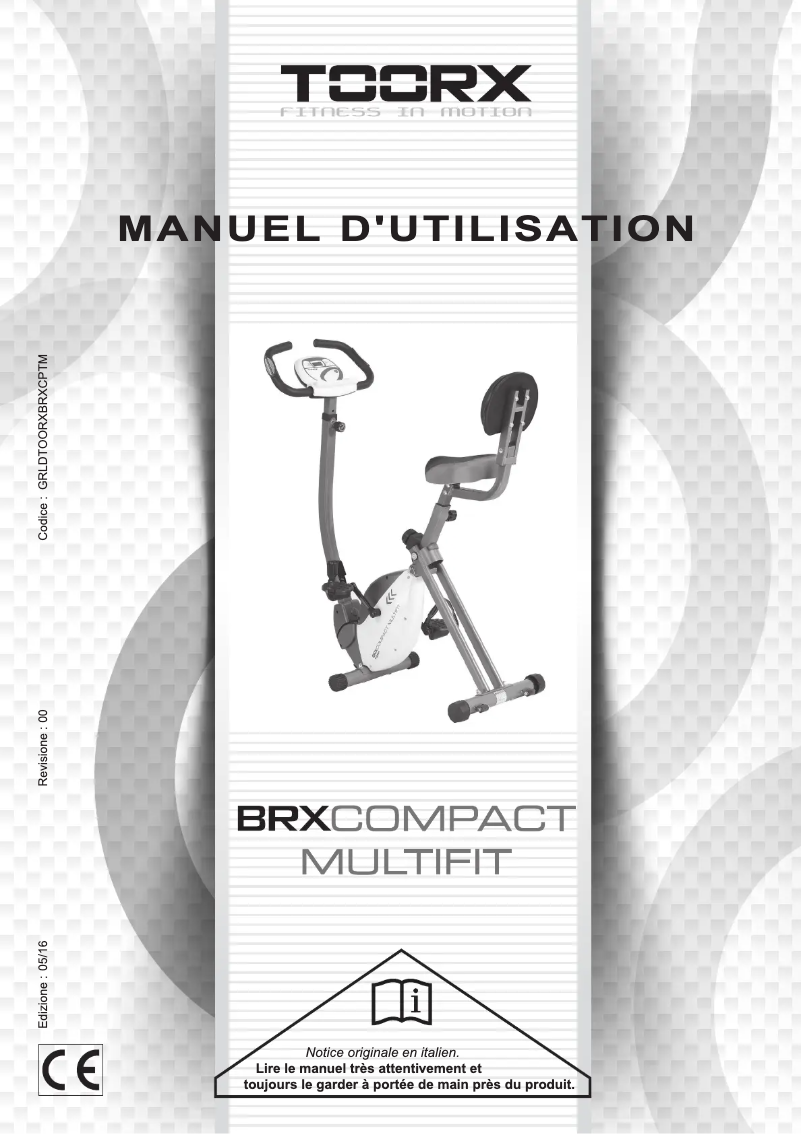 Página 1 del manual Manual de usuario Toorx BRX Compact Multifit