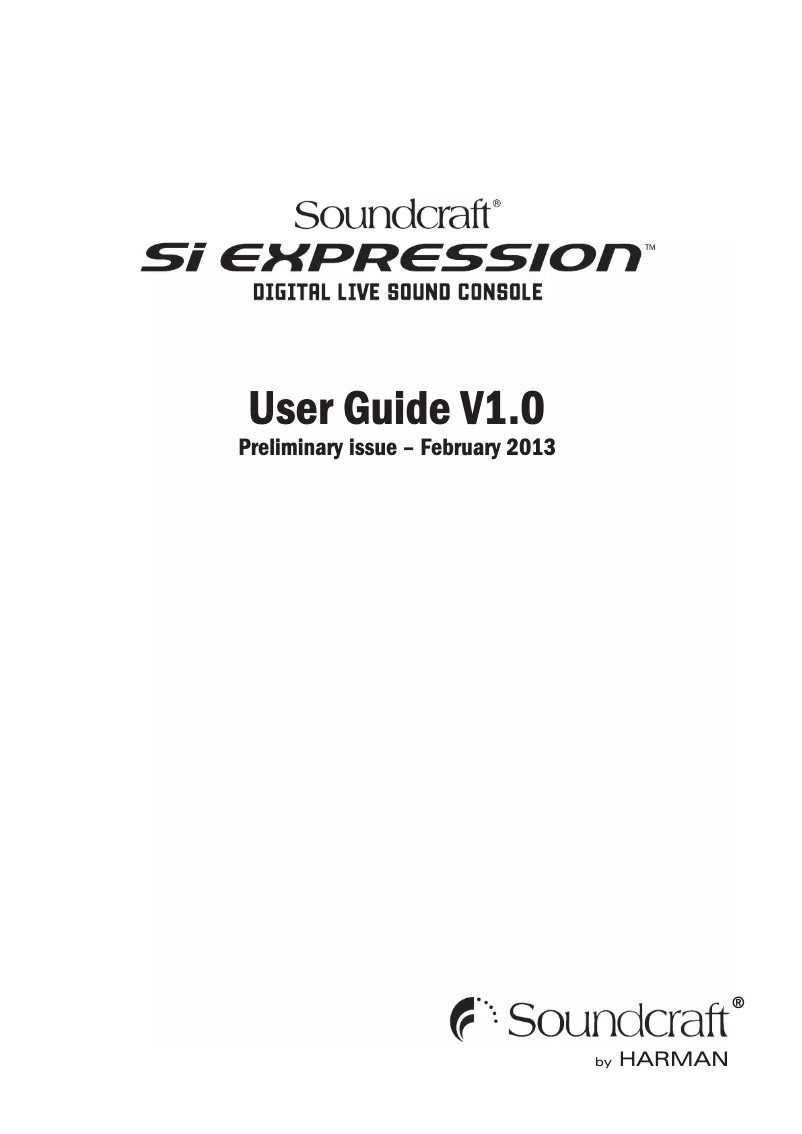 Image de la première page du manuel de l'appareil SiEx3