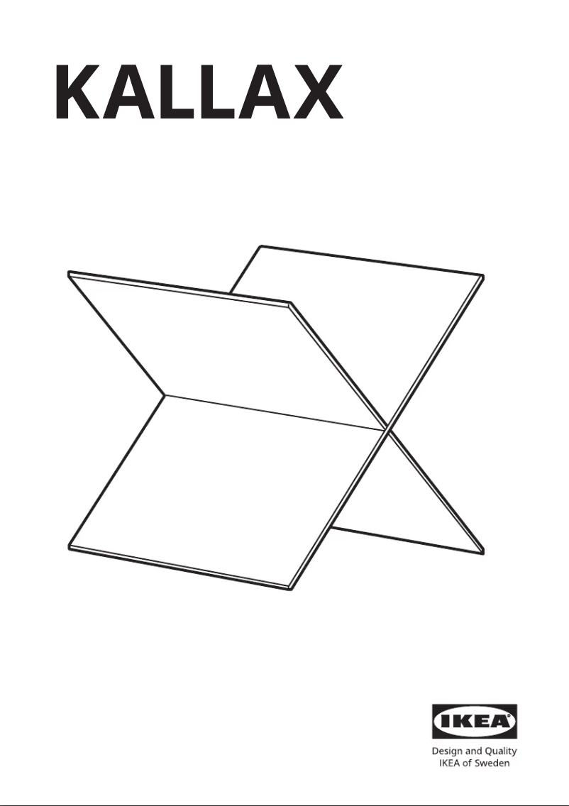 Página 1 del manual Manual de usuario Ikea KALLAX 704.956.96