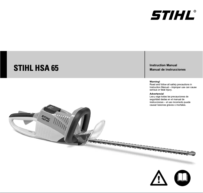 Página 1 del manual Manual de usuario Stihl HSA 65