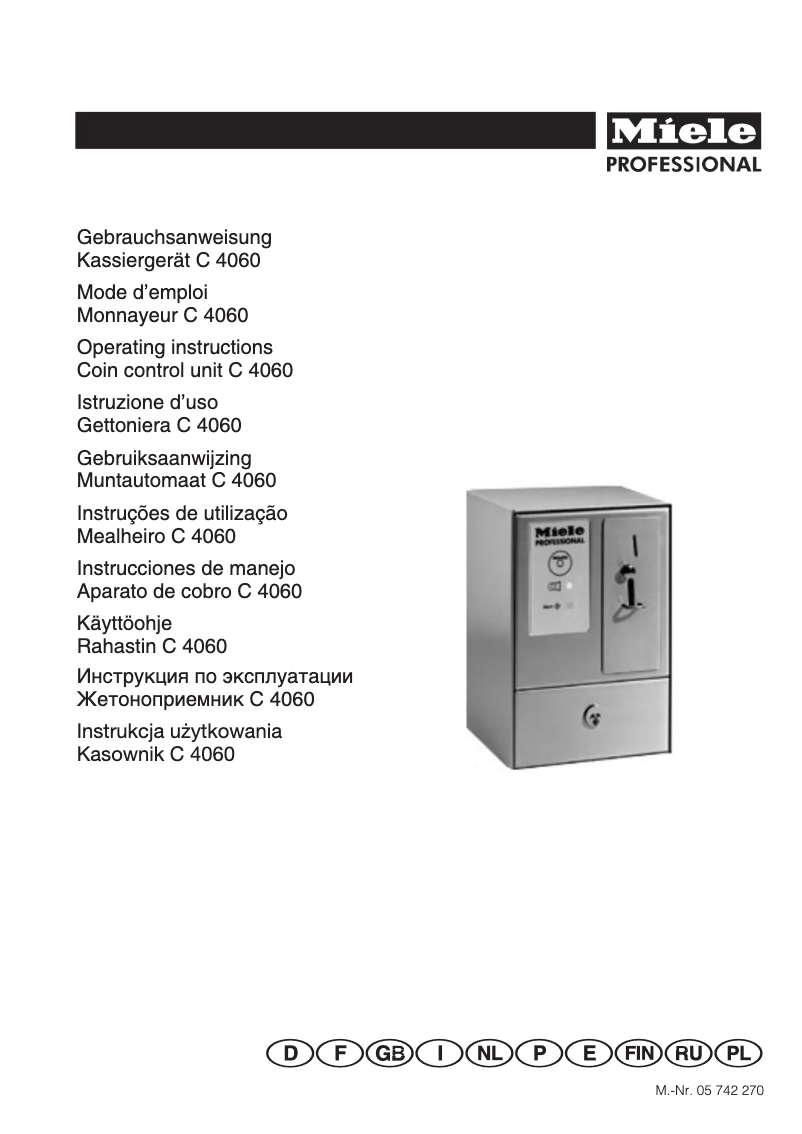 Image de la première page du manuel de l'appareil C 4060