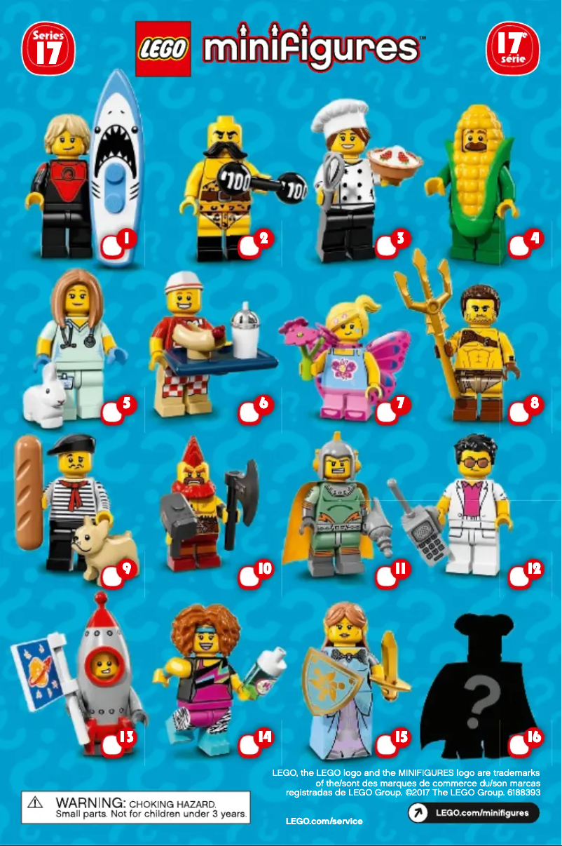 Page n°1 - Manuel utilisateur Lego Minifigures 71018