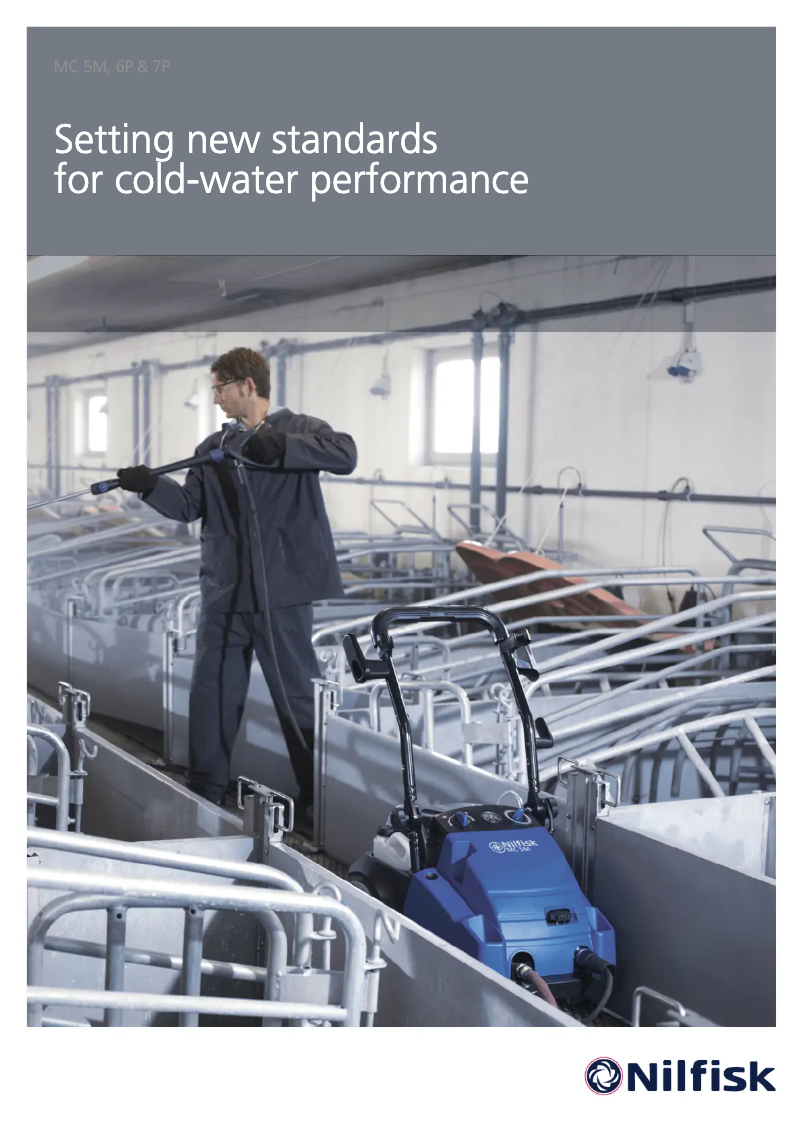 Page 1 de la notice Brochure Nilfisk MC 7