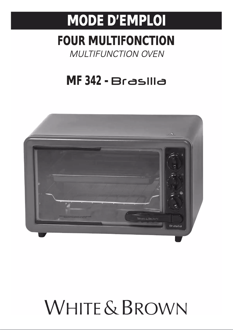 Image de la première page du manuel de l'appareil MF 342