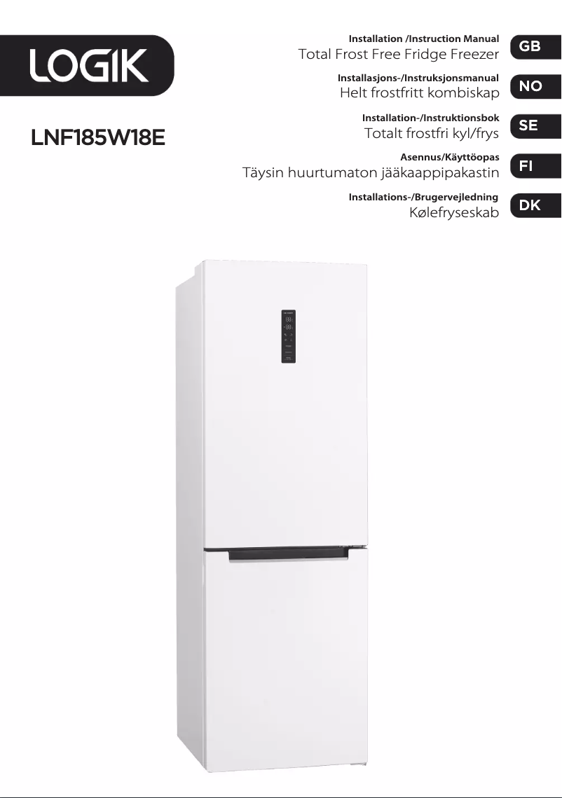 Page 1 de la notice Manuel utilisateur Logik LNF185W18E