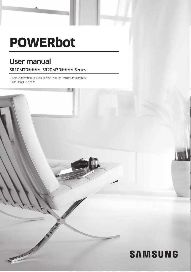 Image de la première page du manuel de l'appareil POWERbot VR7000 Pro