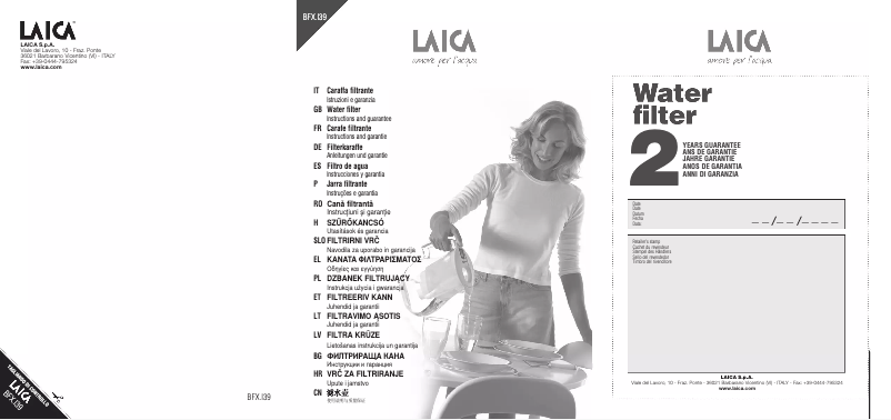 Page n°1 - Manuel utilisateur Laica J434H