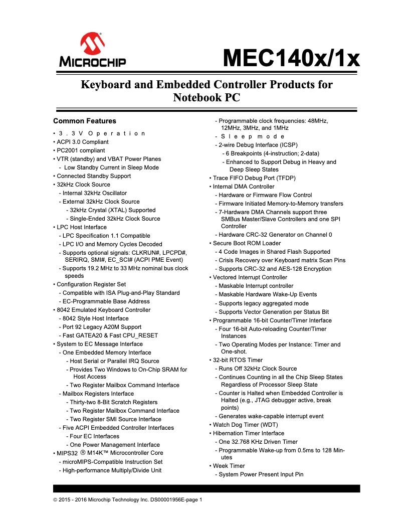 Image de la première page du manuel de l'appareil MEC1418