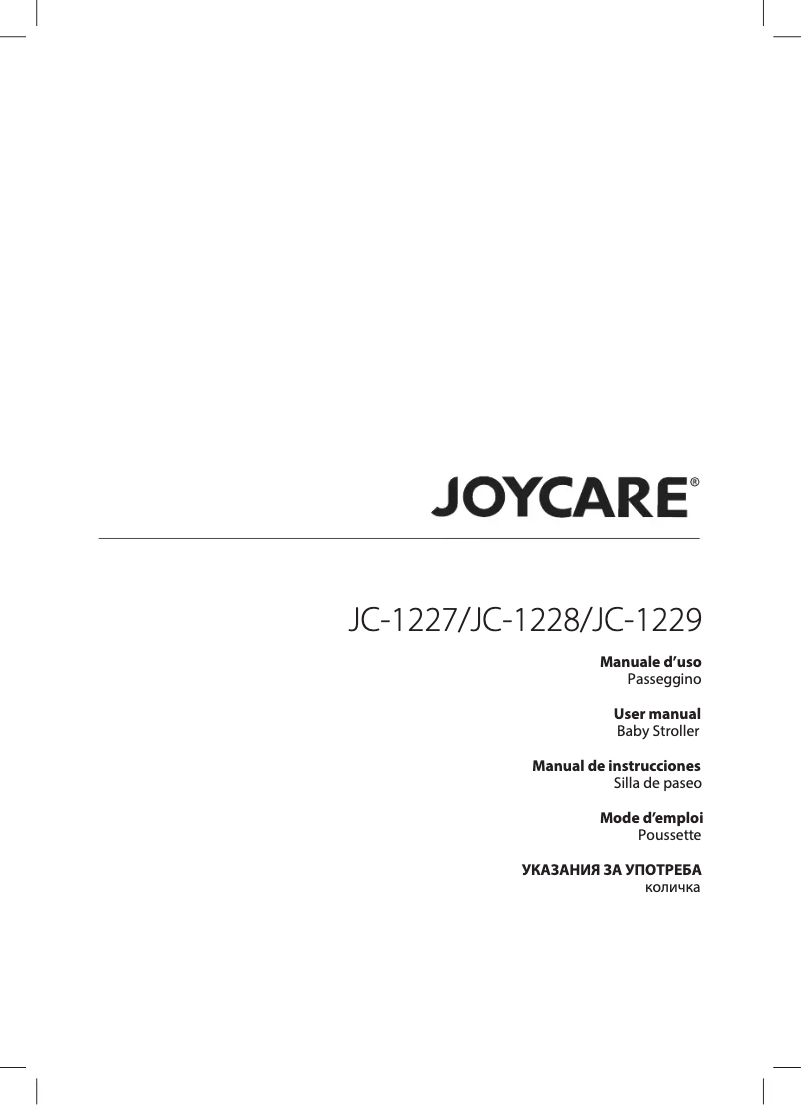 Página 1 del manual Manual de usuario Joycare City JC-1228