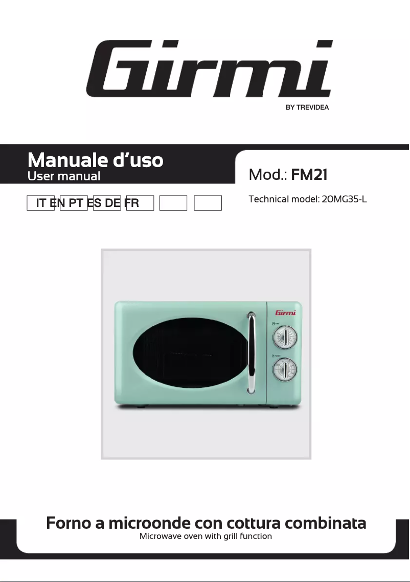 Image de la première page du manuel de l'appareil FM21