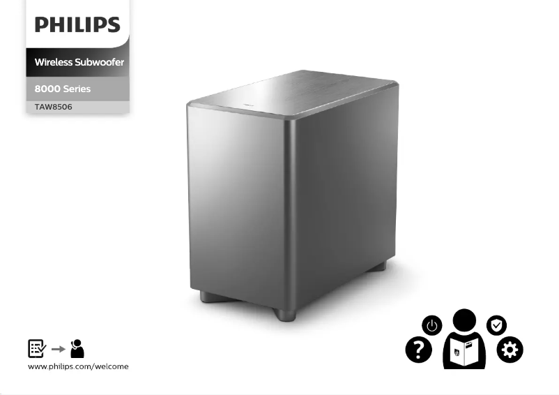 Page n°1 - Guide de démarrage rapide Philips TAW8506