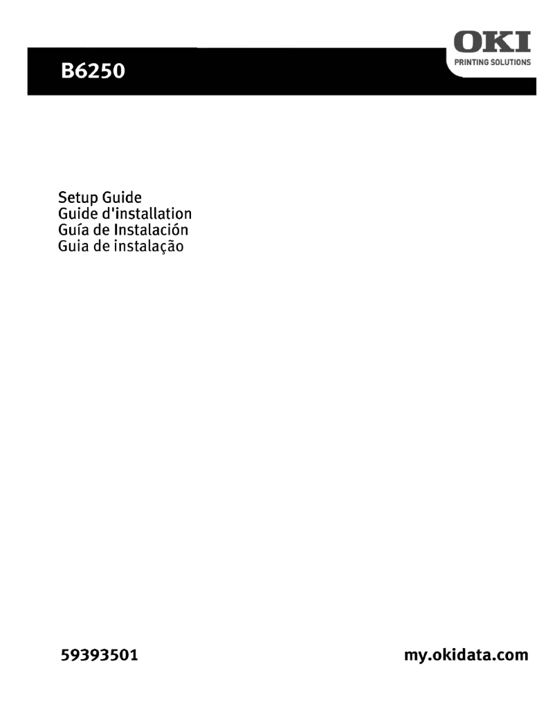 Page 1 de la notice Manuel utilisateur OKI B6250
