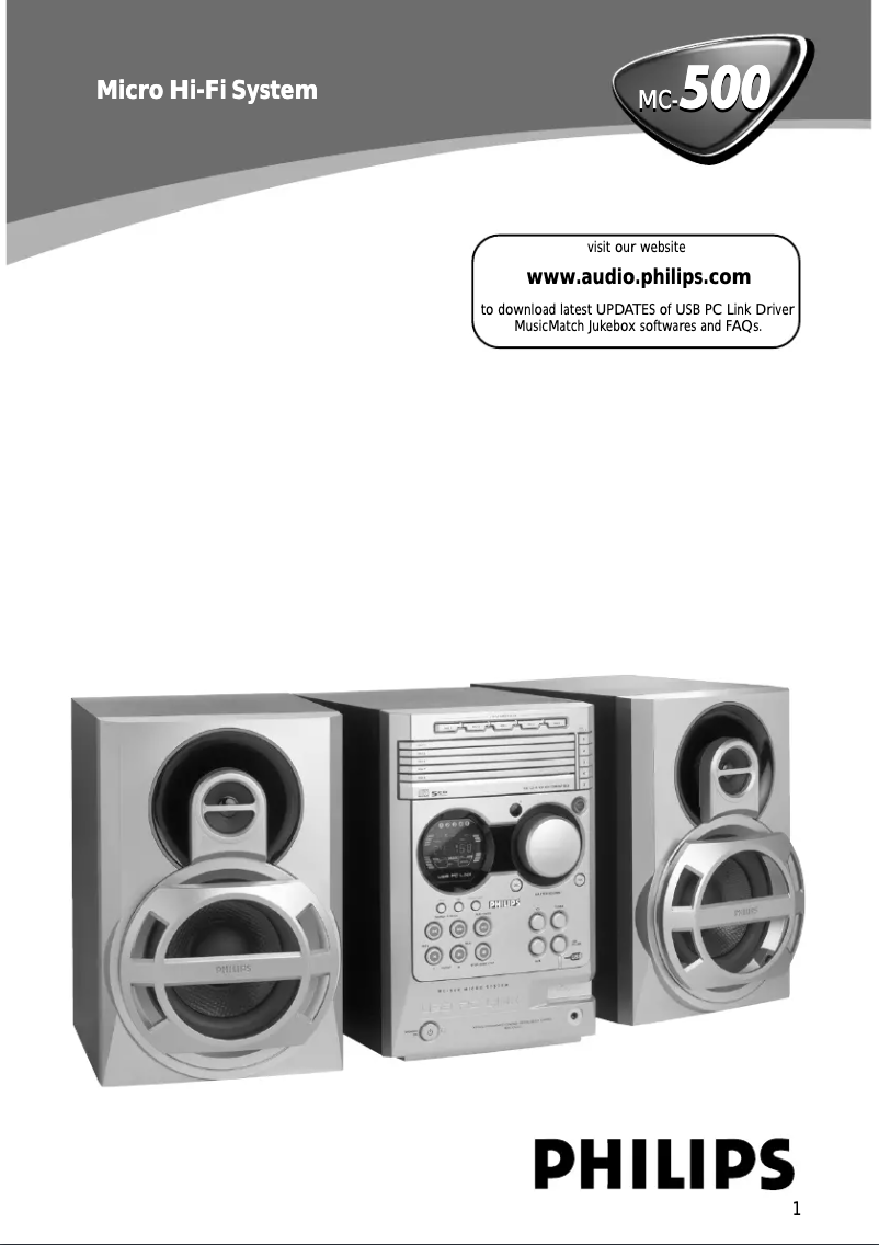 Page n°1 - Manuel utilisateur Tesler MC-500