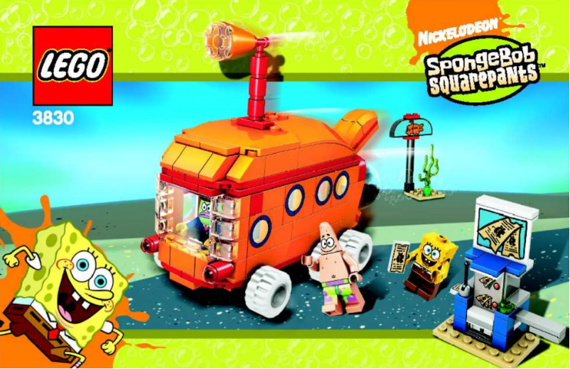 Page 1 de la notice Manuel utilisateur Lego Spongebob 3830