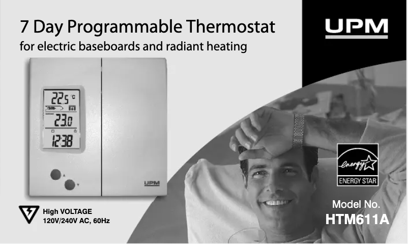 Image de la première page du manuel de l'appareil HTM611A