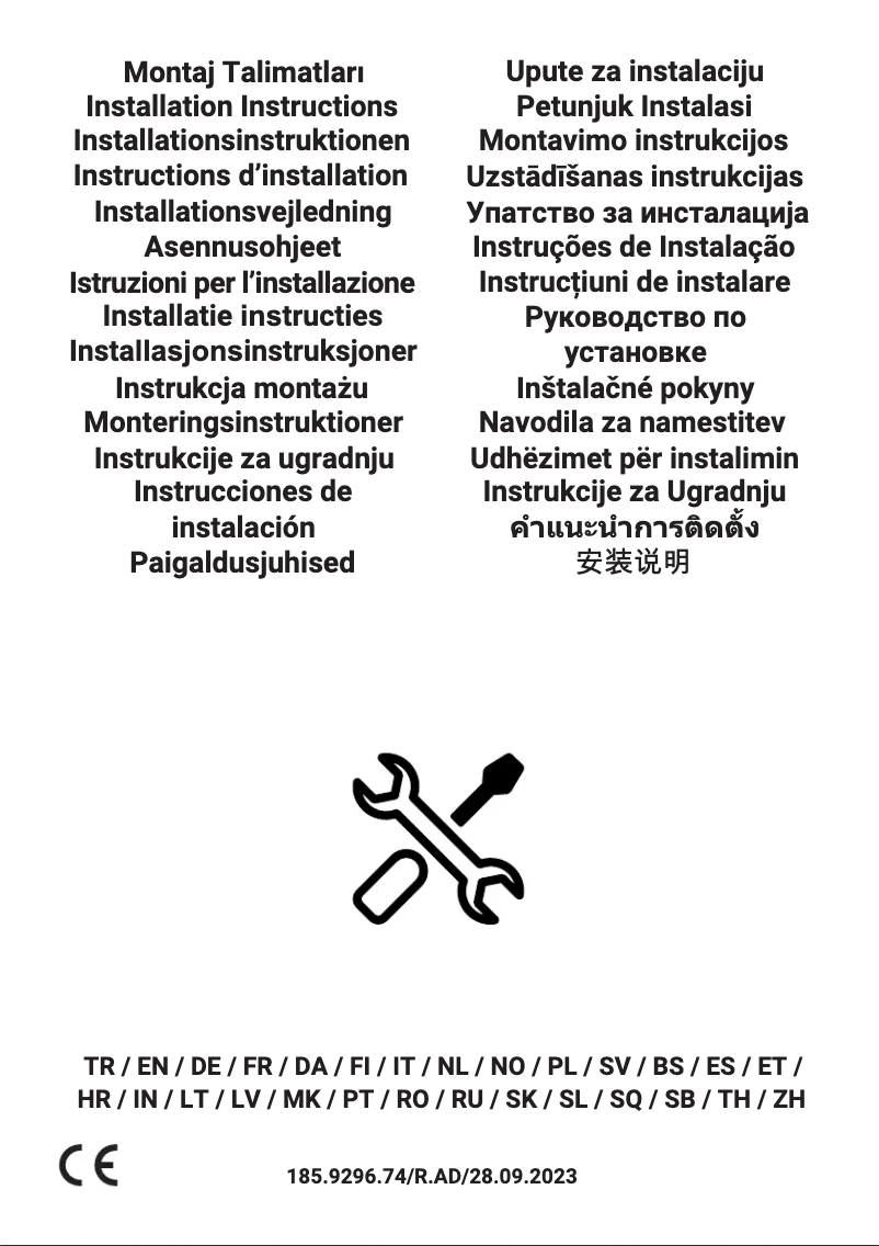 Page 1 de la notice Instructions / montage Grundig GIEH 834480 P