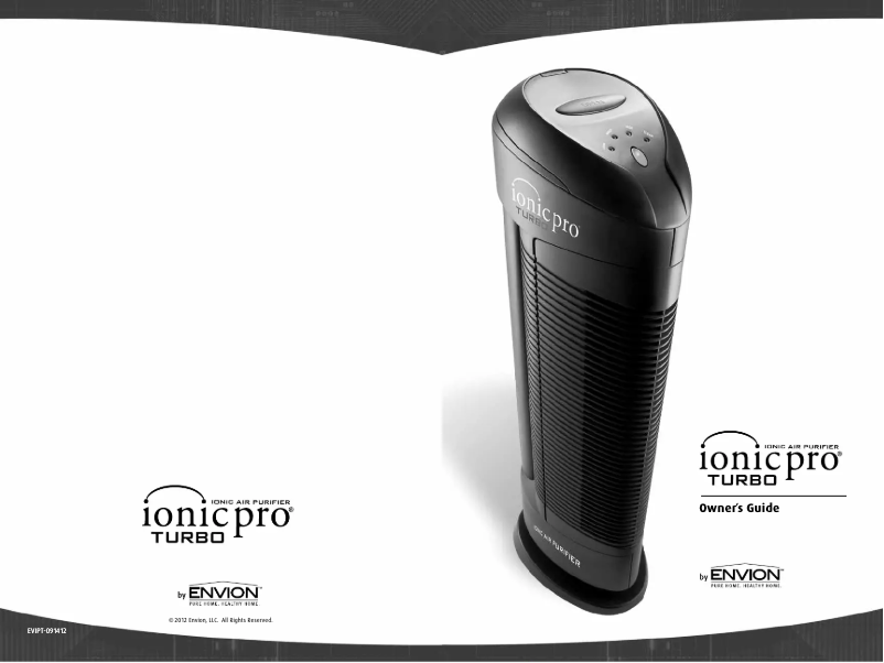 Page n°1 - Manuel utilisateur Envion Ionic Pro Turbo TA500