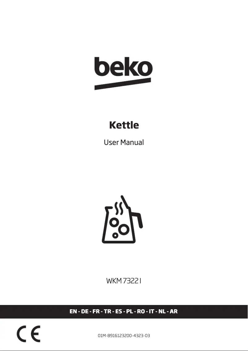 Page 1 de la notice Manuel utilisateur Beko WKM 7322 I