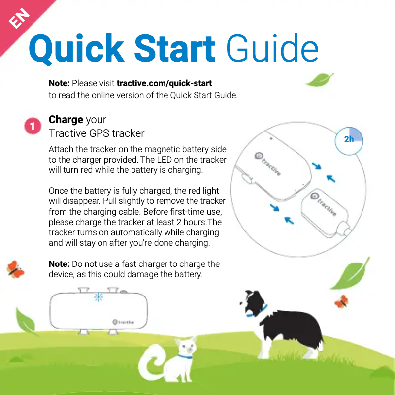 Page n°1 - Manuel utilisateur Tractive GPS Dog 4