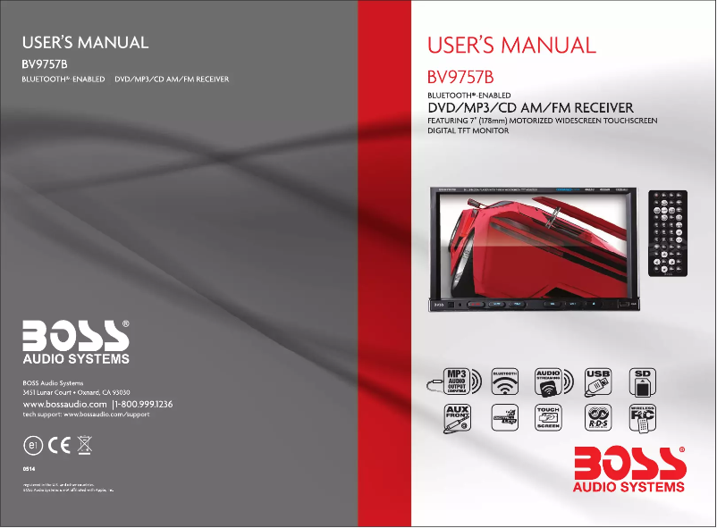 Page n°1 - Manuel utilisateur Boss BV9757B