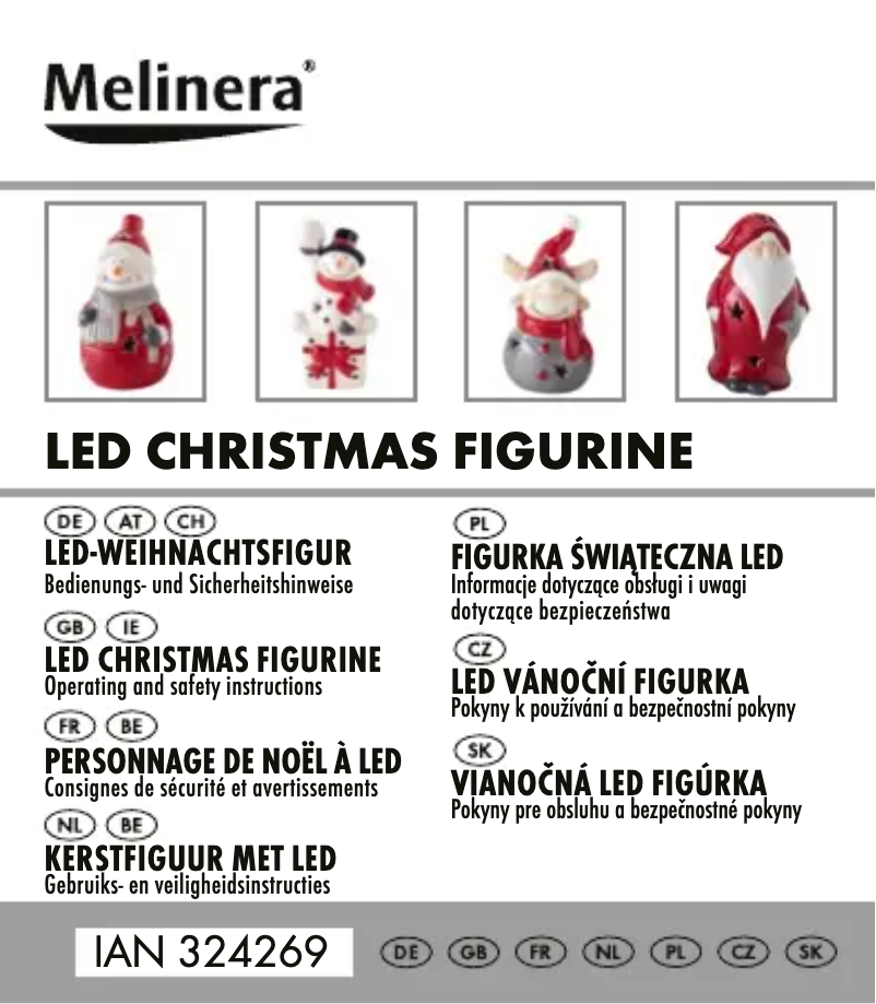 Page 1 de la notice Manuel utilisateur Melinera WF-2002