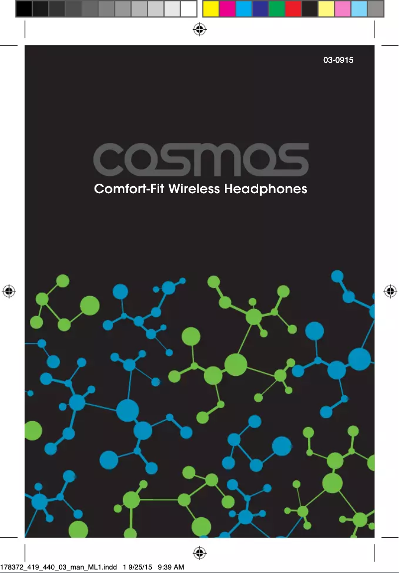 Image de la première page du manuel de l'appareil Sound Science Cosmos 178372