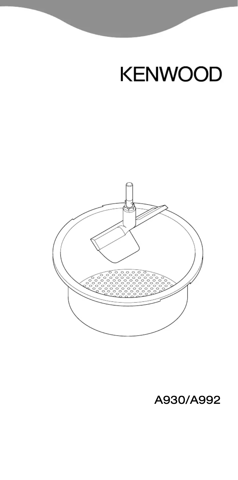 Page n°1 - Manuel utilisateur Kenwood A930
