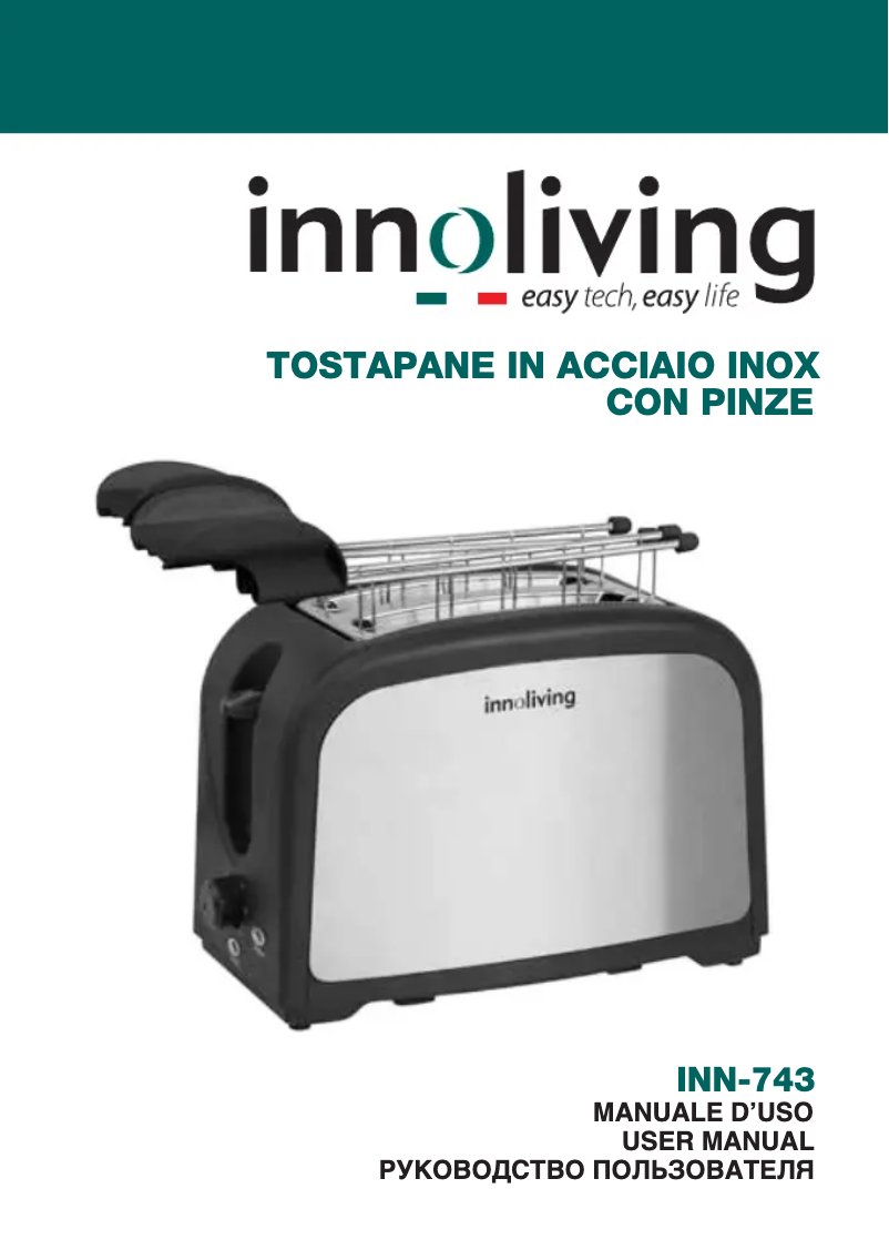 Page n°1 - Manuel utilisateur Innoliving INN-743
