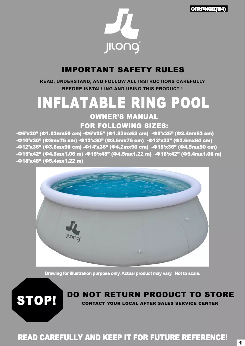 Image de la première page du manuel de l'appareil JL010201N