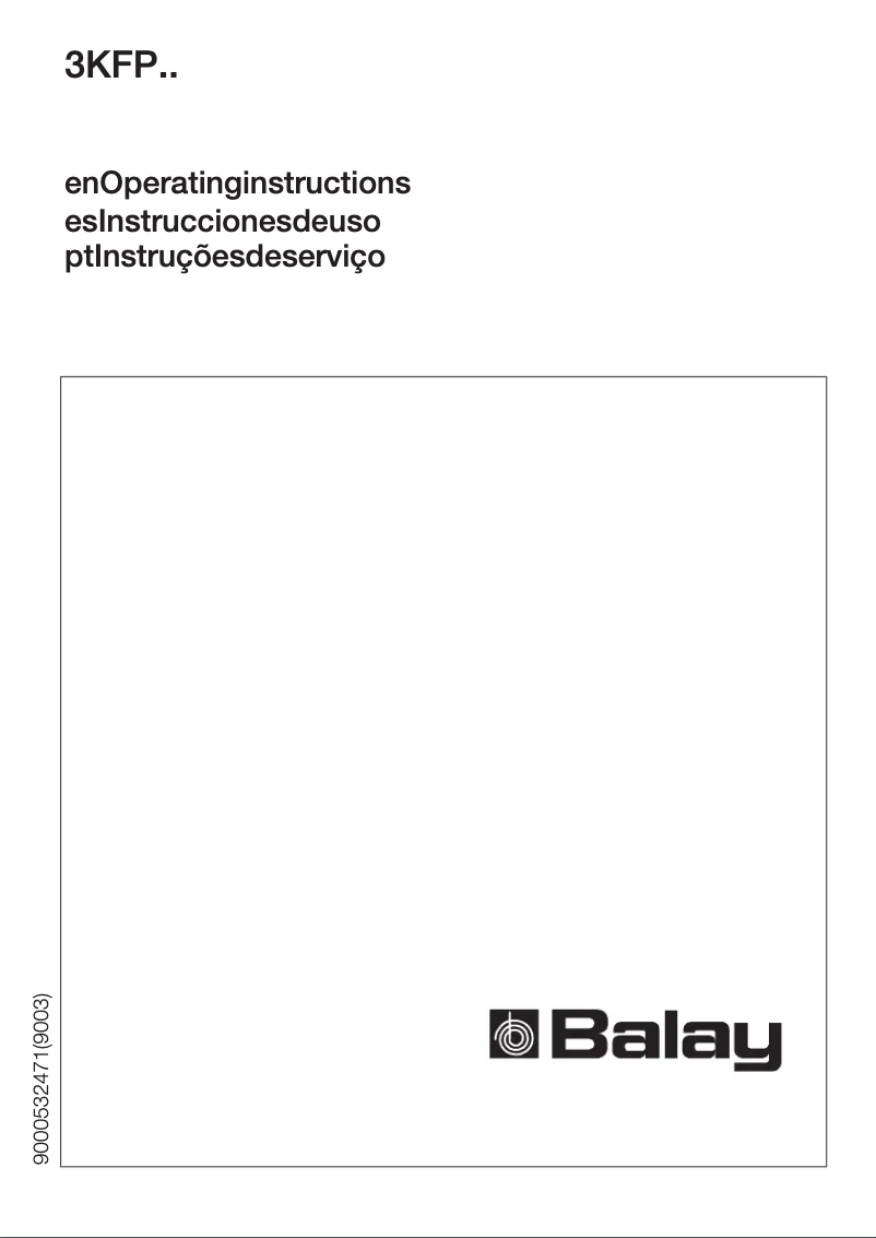 Image de la première page du manuel de l'appareil 3KRB7615