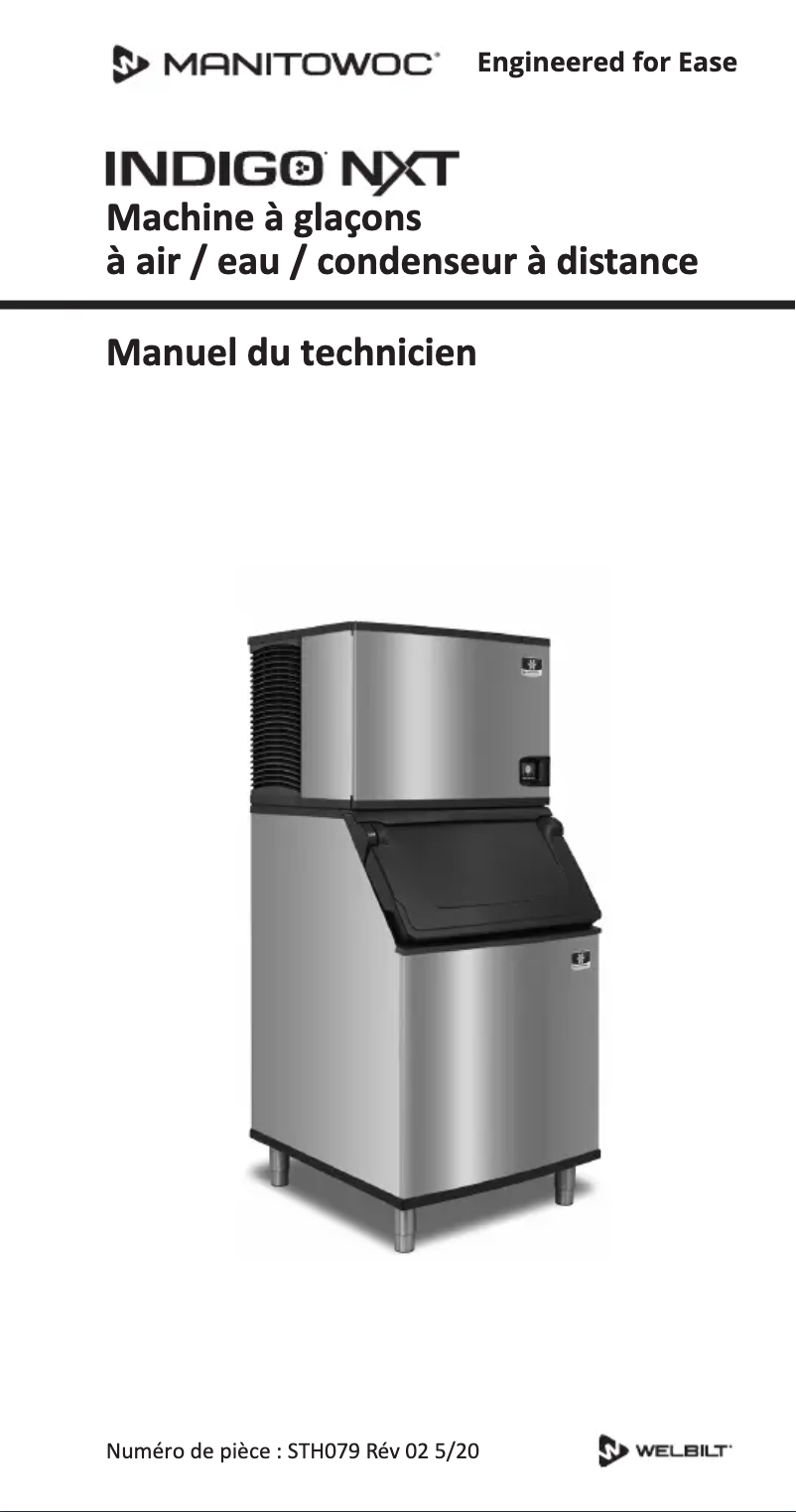 Image de la première page du manuel de l'appareil Indigo NXT Series iF0600N