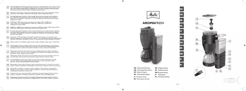 Image de la première page du manuel de l'appareil AromaFresh