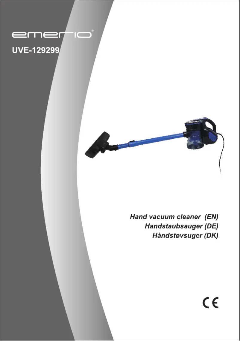 Imagen de la primera página del manual del dispositivo UVE-129299