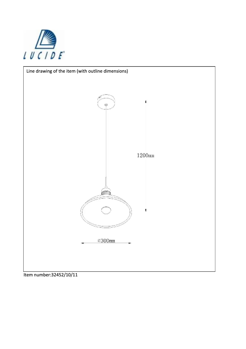 Page n°1 - Manuel utilisateur Lucide Cosmo