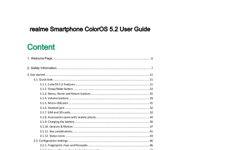 Página 1 del manual Manual de usuario Realme GT Master Explorer