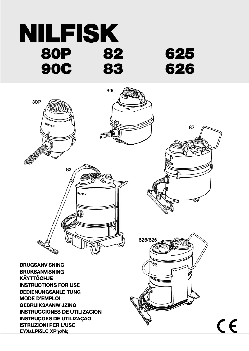 Página 1 del manual Manual de usuario Nilfisk 80P
