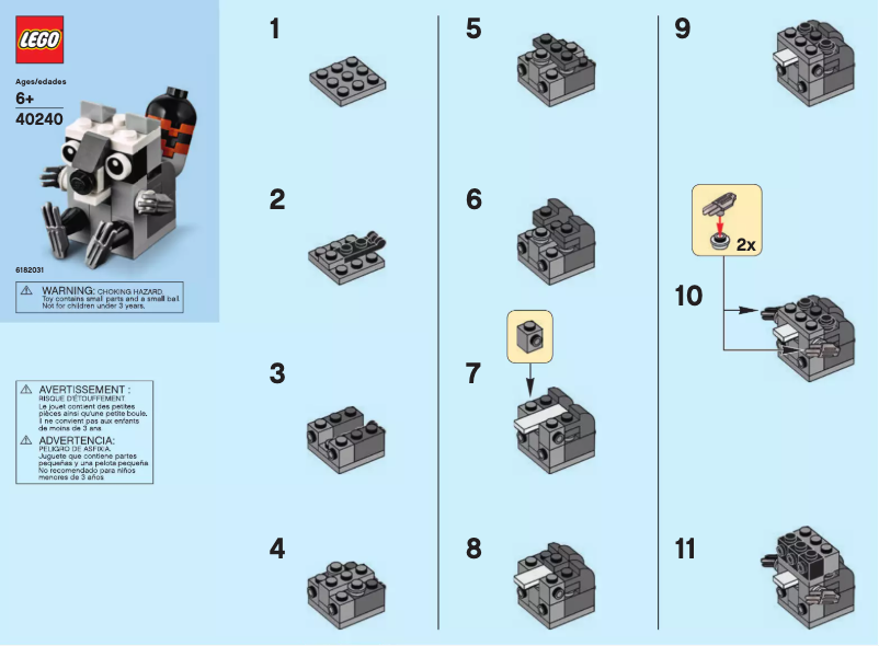 Image de la première page du manuel de l'appareil MMB Raccoon 40240
