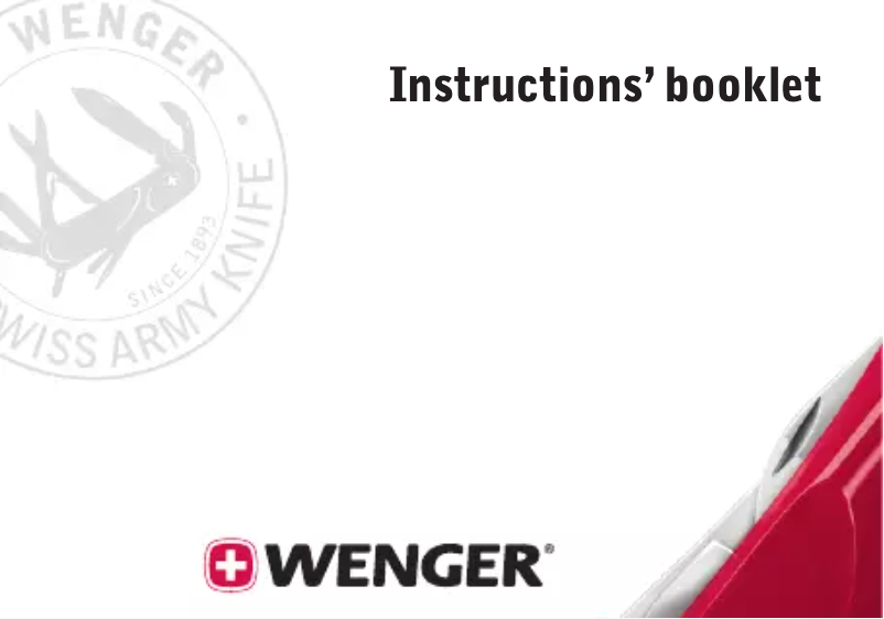 Page 1 de la notice Manuel utilisateur Wenger SwissGear Roadster 851.102