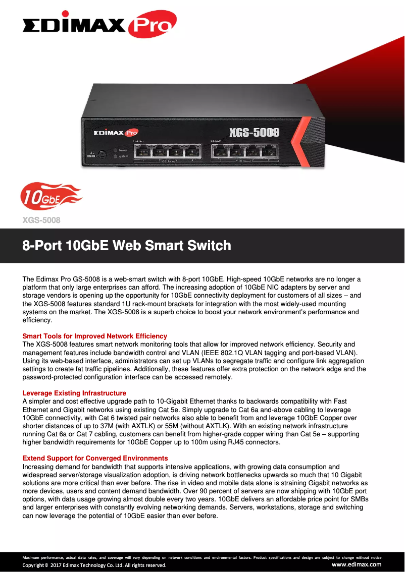 Image de la première page du manuel de l'appareil XGS-5008